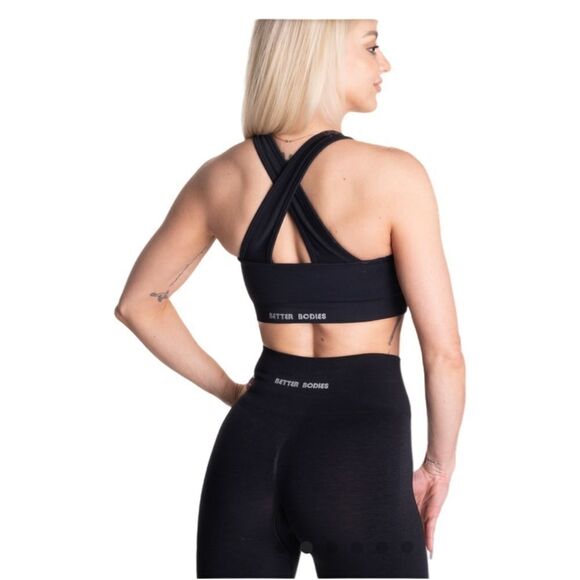 Scrunch Sports Bra| Seamless | Black | Small, 36” | NWOT - Picture 3 of 5